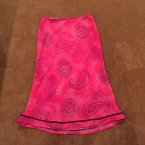 Dizaro Collection Paisley Skirt Sz M
